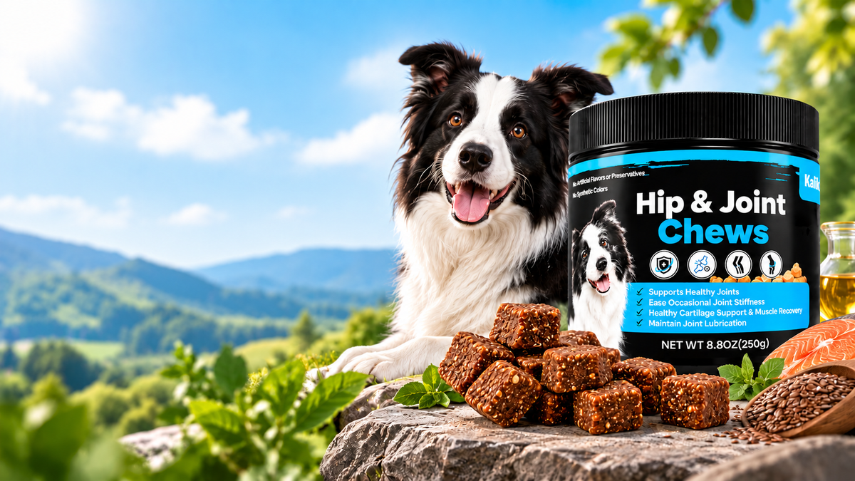 Dog enjoying an active day with KYPPOCARE